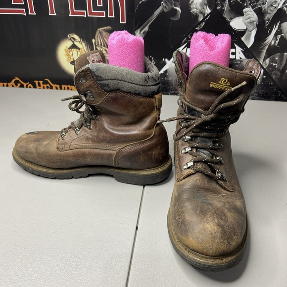 Chippewa Birkhead 8" Steel Toe Work Boot Brown Mens Size 9.5 M - Picture 3 of 8